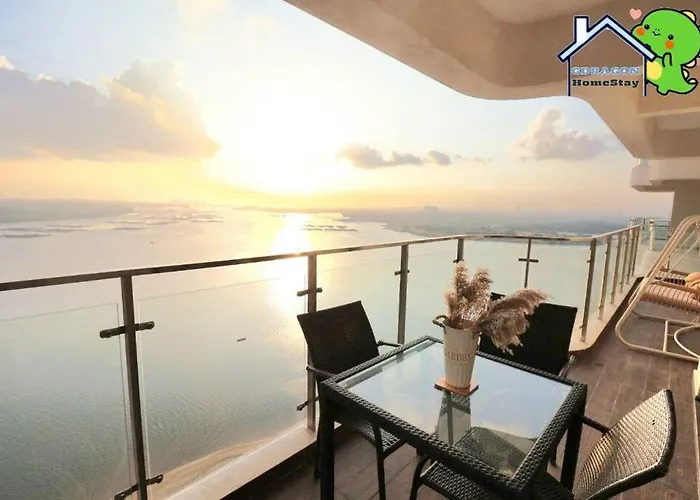 4Br High Floor Unblock Seaview Danga Bay Lovell By Gdragon Homestay